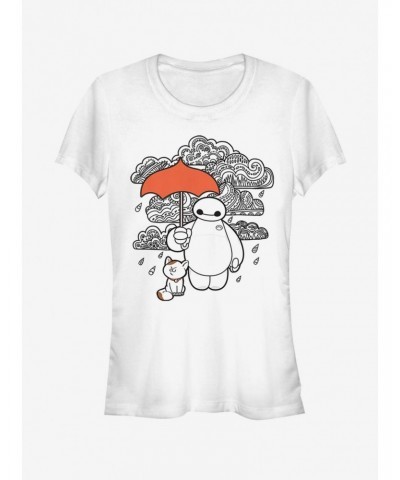 Disney Big Hero 6 Patterned Baymax Girls T-Shirt $12.45 T-Shirts