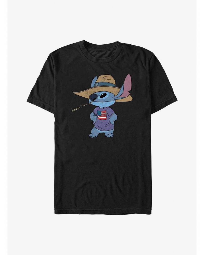 Disney Lilo & Stitch Howdy Stitch T-Shirt $11.23 T-Shirts