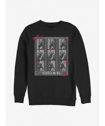 Disney Cruella Film Negatives Crew Sweatshirt $18.45 Sweatshirts