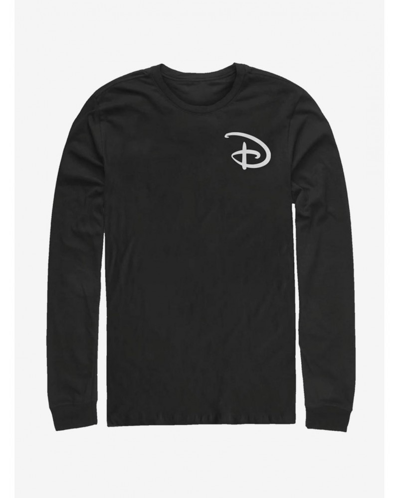 Disney Classic Disney D Logo Pocket Long-Sleeve T-Shirt $11.19 T-Shirts