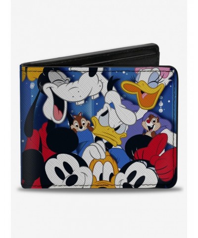 Disney100 Mickey and Friends Photo Booth Pose Bifold Wallet $9.42 Wallets