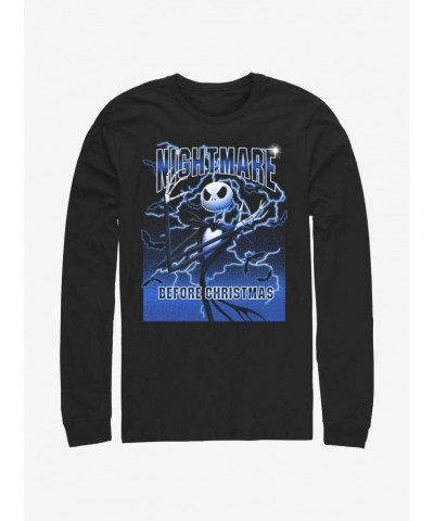 Disney The Nightmare Before Christmas Electric Jack Long-Sleeve T-Shirt $13.49 T-Shirts