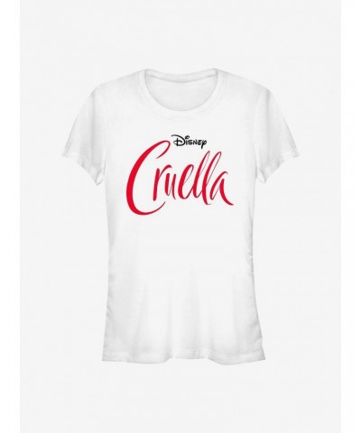 Disney Cruella Movie Logo Girls T-Shirt $11.70 T-Shirts