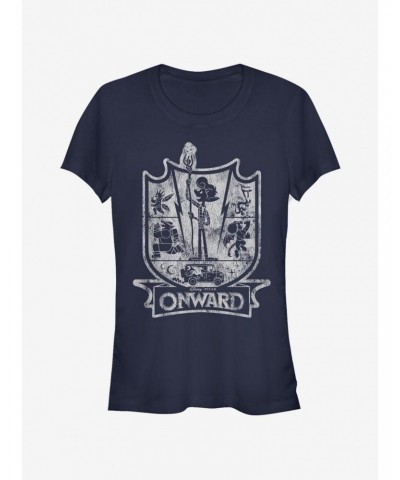 Disney Pixar Onward Onward Crest Girls T-Shirt $10.21 T-Shirts