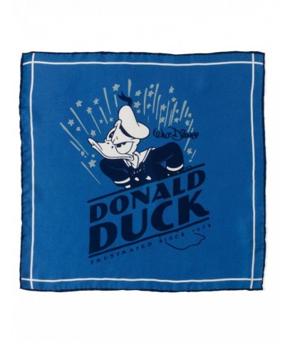 Disney100 Classic Donald Duck Blue Pocket Square $14.66 Squares