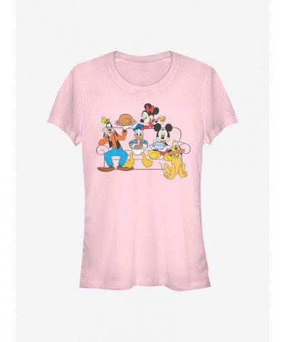 Disney Mickey Mouse Friendsgiving Girls T-Shirt $10.96 T-Shirts