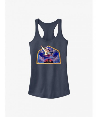 Disney Aladdin Glass Carpet Girls Tank $9.46 Tanks