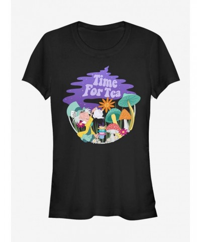 Disney Alice In Wonderland Tea Time Filled Girls T-Shirt $11.70 T-Shirts