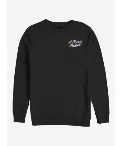 Disney Pixar Toy Story Vintage Pizza Logo Crew Sweatshirt $13.65 Sweatshirts