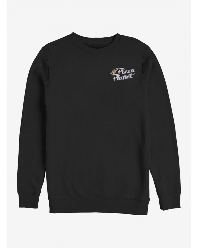 Disney Pixar Toy Story Vintage Pizza Logo Crew Sweatshirt $13.65 Sweatshirts