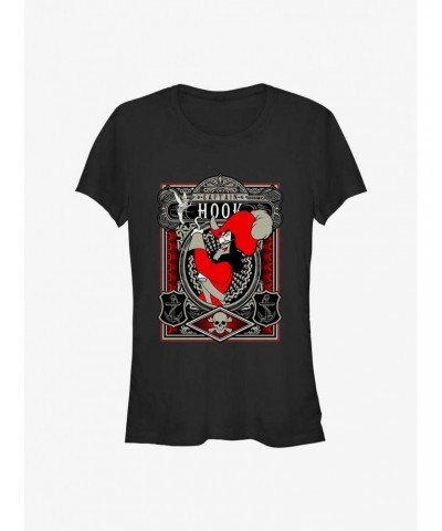 Disney Peter Pan Captain Hook Poster Girls T-Shirt $11.95 T-Shirts