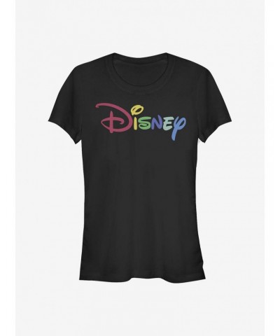 Disney Classic Multicolor Disney Logo Girls T-Shirt $8.72 T-Shirts