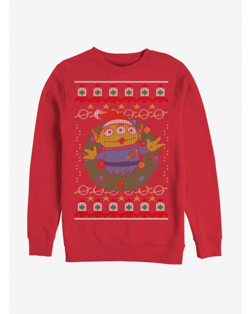 Disney Pixar Toy Story Greetings Ugly Sweater Sweatshirt $15.87 Sweatshirts