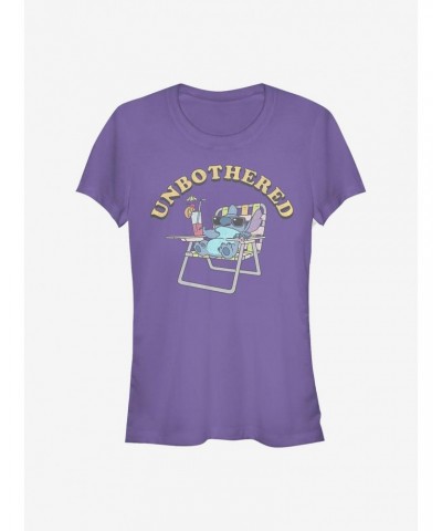 Disney Lilo & Stitch Unbothered Girls T-Shirt $10.46 T-Shirts