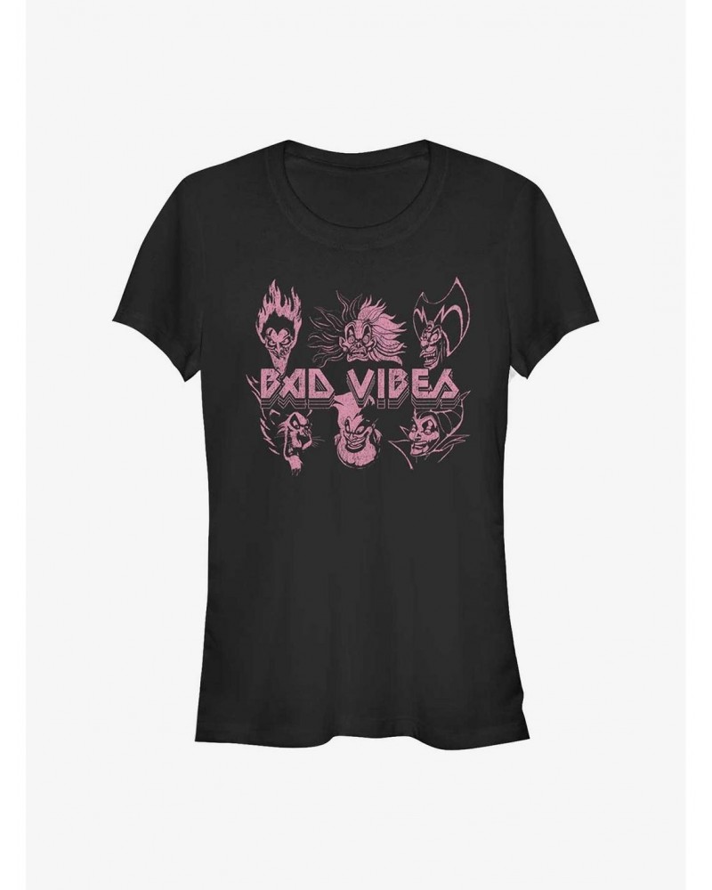 Disney Villains Grunge Vibes Girls T-Shirt $7.72 T-Shirts