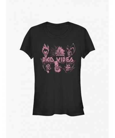 Disney Villains Grunge Vibes Girls T-Shirt $7.72 T-Shirts