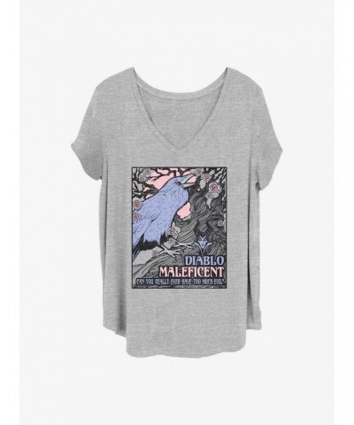 Disney Villains Too Much Evil Girls T-Shirt Plus Size $10.98 T-Shirts