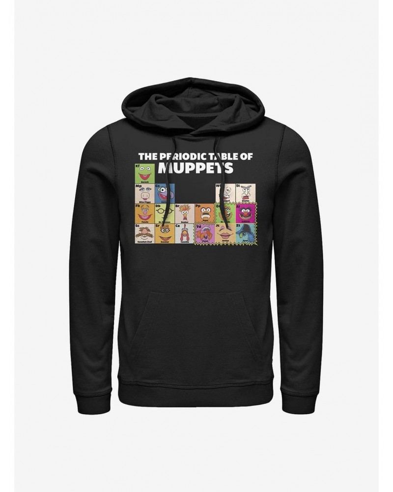 Disney The Muppets Periodic Table Of Muppets Hoodie $22.00 Hoodies