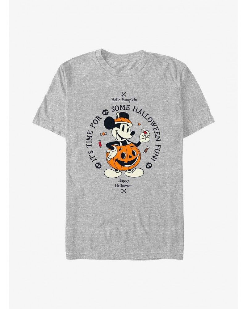 Disney Mickey Mouse Pumpkin Mickey T-Shirt $9.32 T-Shirts