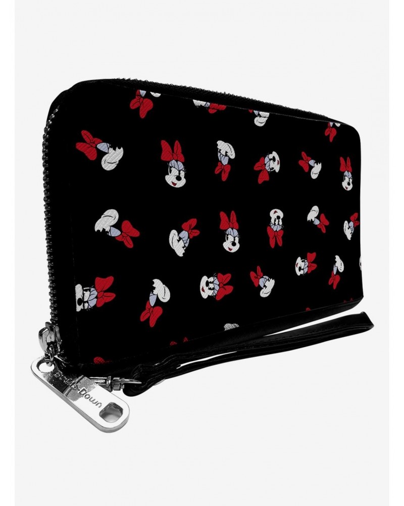 Disney Minnie Mouse Toss Print Zip Around Wallet $12.21 Wallets