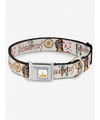 Disney Pocahontas Pocahontas And Meeko Compass Seatbelt Dog Collar $10.99 Pet Collars