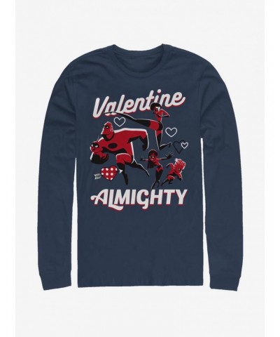 Disney Pixar The Incredibles Valentine Almighty Long-Sleeve T-Shirt $11.84 T-Shirts